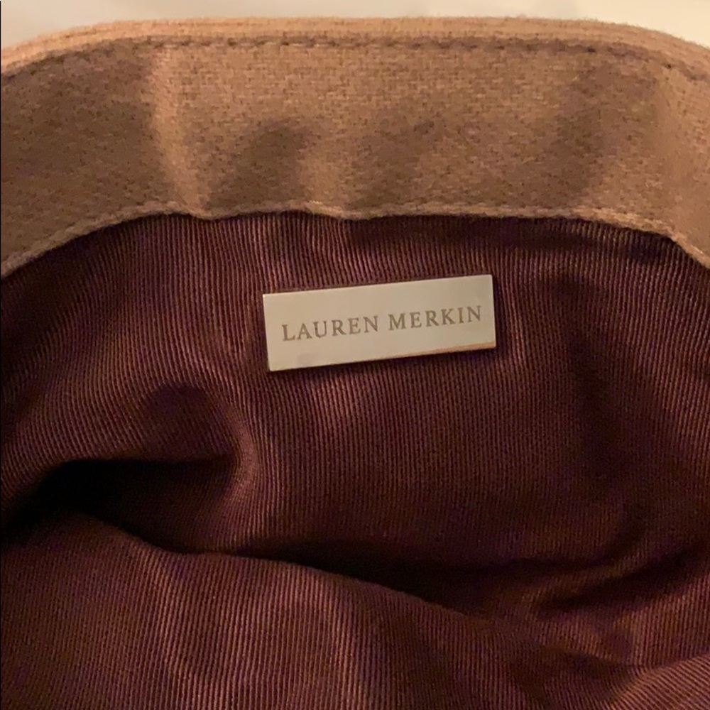 Tan suede clutch - Picture 4 of 4